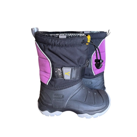 Keen Black Purple Shellback 400g Insulated Waterproof Winter Boots Youth Size 11 - Picture 4 of 14